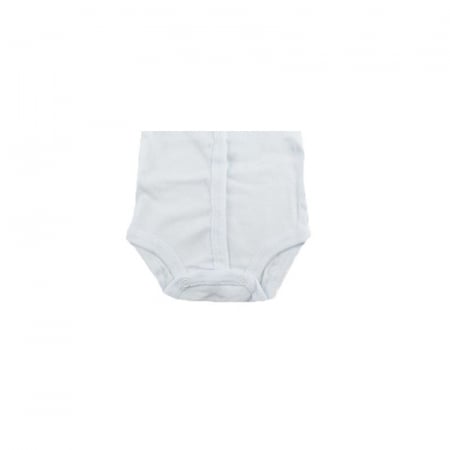 Body cu maneca lunga pentru baieti Pifou Model 11 M11-AL-14-46-50-cm, Alb [1]