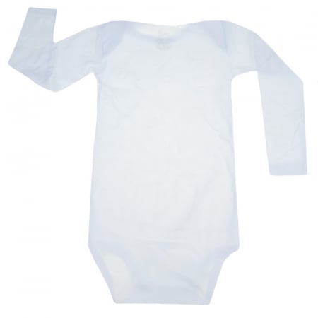 Body cu maneca lunga pentru copii Pifou Model 6 MDL6-28, Alb [1]