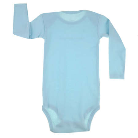 Body cu maneca lunga pentru baieti Pifou Model 6 ML6A-1-86-89-cm, Albastru [1]