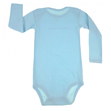 Body cu maneca lunga pentru baieti Pifou Model 6 ML6A1-88-92-cm, Albastru [2]