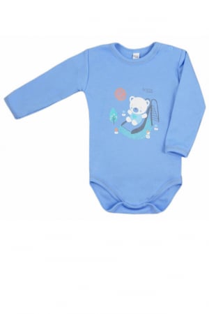 Body-uri baieti - Body cu maneca lunga pentru baieti Zabaw Koala 3625-AL-86-cm, Albastru