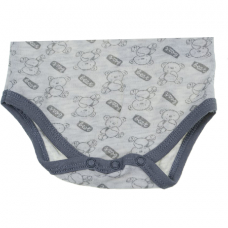Body cu maneca lunga pentru copii E Plus M 59754G-86-cm, Gri [2]