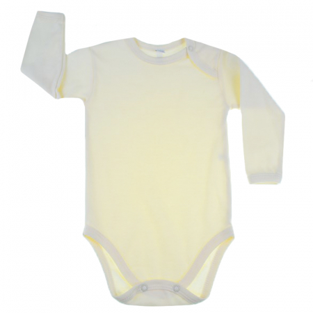 Îmbrăcăminte băieți - Body cu maneca lunga pentru copii Koala Dl. Rekaw 750G-80-cm, Galben