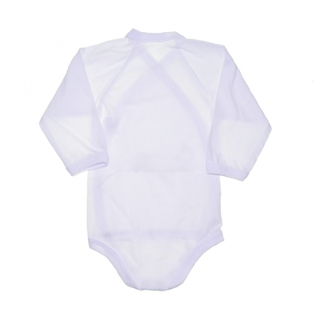 Body cu maneca lunga pentru bebelusi Mini Junior 562058, Alb [3]
