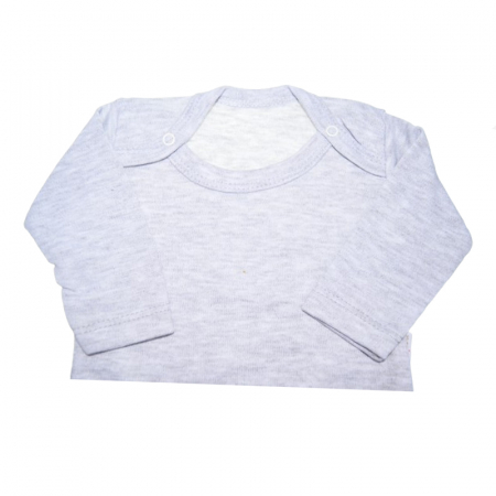 Body cu maneca lunga pentru bebelusi Mini Junior BDY-1504, Gri [2]