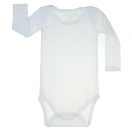 Body cu maneca lunga pentru copii Mini Junior MJ-18C-92-cm, Crem [2]