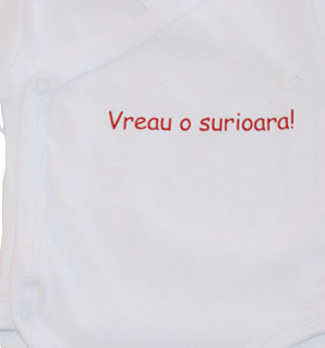 Body cu maneca lunga pentru copii Pifou BMLFI1-A1-68-cm, Alb [1]