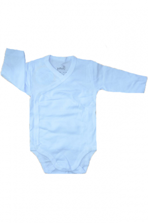Body-uri baieti - Body cu maneca lunga pentru copii Pifou Model Model 10ML-62-66-cm, Alb