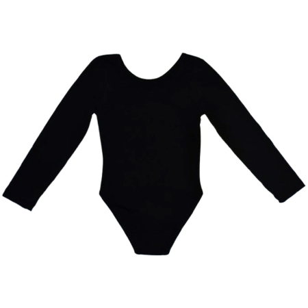 Body cu maneca lunga, pentru copii, Atut B1309N-116, Negru [2]