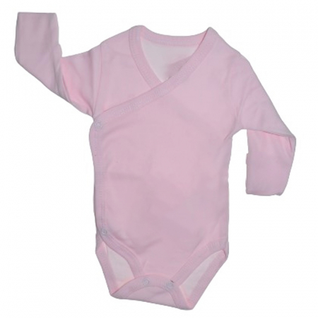 Îmbrăcăminte fete - Body cu maneca lunga pentru fete BabyToo BB1411R, Roz