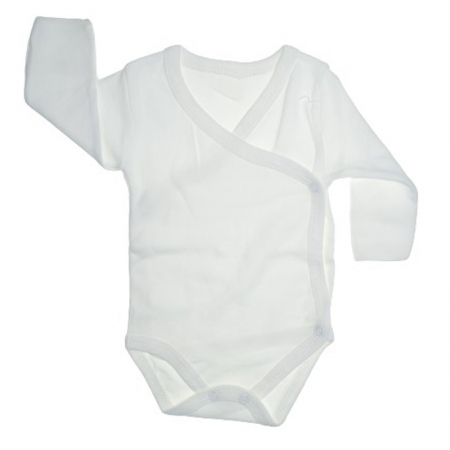 Body-uri baieti - Body cu maneca lunga pentru copii BabyToo BB1411C, Crem