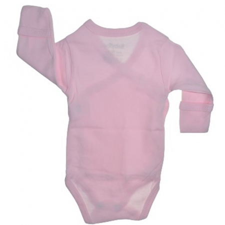 Body cu maneca lunga pentru fete BabyToo BB1411R, Roz [2]