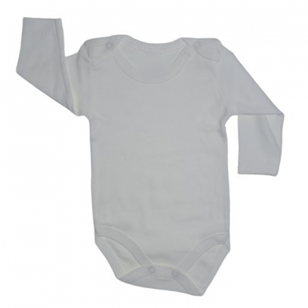 Body-uri baieti - Body cu maneca lunga pentru copii BabyToo BB1511C, Crem