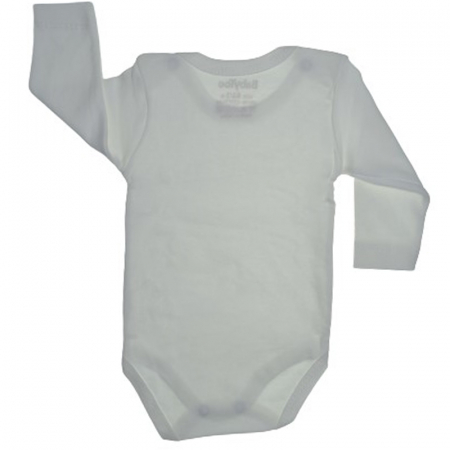 Body cu maneca lunga pentru copii BabyToo BB1511C, Crem [2]