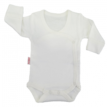 Body-uri baieti - Body cu maneca lunga pentru copii Baleno 3193-1-62, Crem
