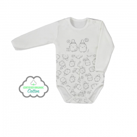 Body cu maneca lunga pentru copii Koala Butelki 06-695C_74 cm, Crem [1]
