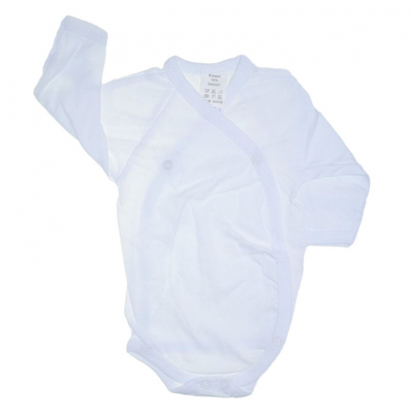 Body-uri baieti - Body cu maneca lunga pentru copii Happy CA52427-Z1-56, Alb