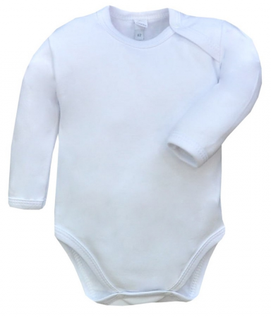 Body-uri baieti - Body cu maneca lunga pentru copii Koala Biale 0972-86-cm, Alb