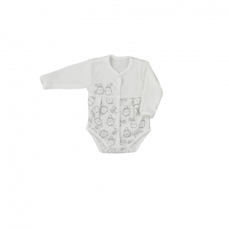 Body-uri baieti - Body cu maneca lunga pentru copii Koala Butelki 06-694_68 cm, Crem