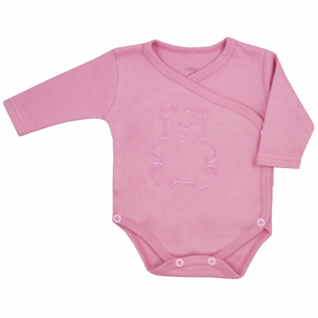 Îmbrăcăminte fete - Body cu maneca lunga pentru fete Koala Mis 09-384, Roz