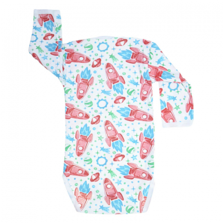 Body cu maneca lunga pentru baieti Mini Junior 80323-ML, Multicolor [1]