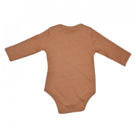 Body cu maneca lunga pentru copii, Mini Junior, BDY-MJ2, Maro [1]