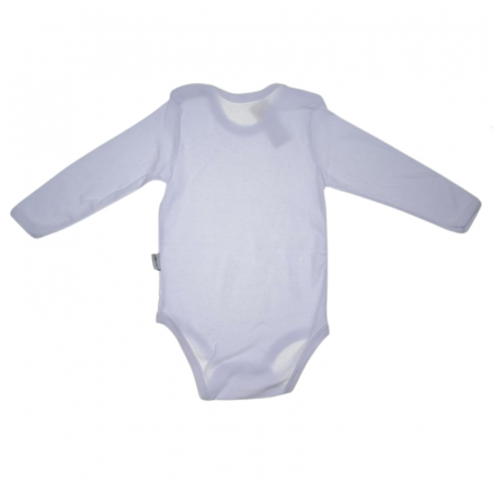 Body cu maneca lunga pentru copii Mini Junior BDY-MJ22, Alb [2]