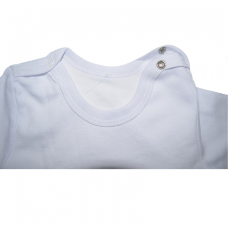 Body cu maneca lunga pentru copii Mini Junior BDY-MJ22, Alb [1]