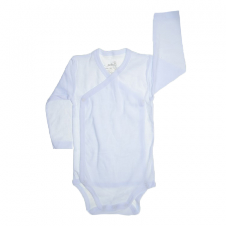 Body-uri baieti - Body cu maneca lunga pentru copii Pifou Model 10 ML BPB656-A-74, Alb