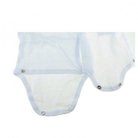 Body cu maneca lunga pentru copii Pifou Model 10 ML M10ML2-A2-1-66-70-cm, Alb [1]