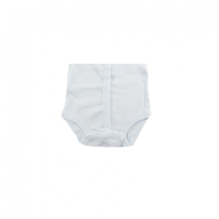 Body cu maneca lunga pentru copii Pifou Model 11 M11-AL-13A-46-50-cm, Alb [1]