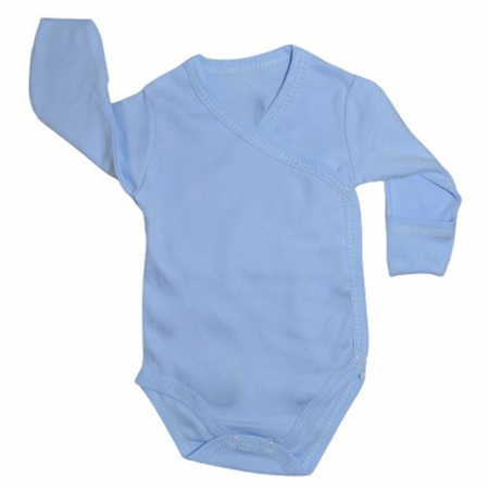 Body-uri baieti - Body cu maneca lunga pentru baieti BabyToo BB1411A, Albastru