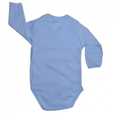 Body cu maneca lunga pentru baieti BabyToo BB1411A, Albastru [1]