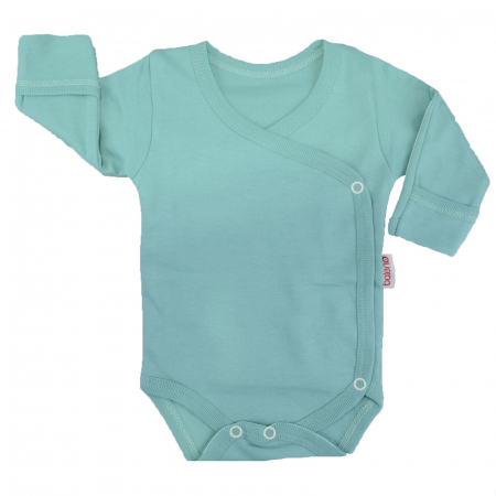 Body-uri baieti - Body cu maneca lunga pentru baieti Baleno 3193-5-62, Turcoaz
