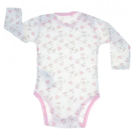 Body cu maneca lunga pentru fete E Plus M 51013137RZ-92-cm, Roz [1]