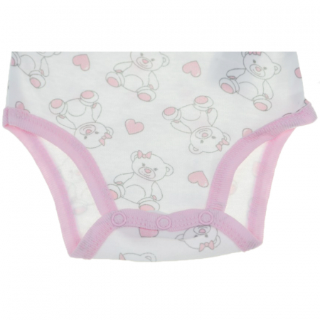 Body cu maneca lunga pentru fete E Plus M 51013137RZ-92-cm, Roz [2]