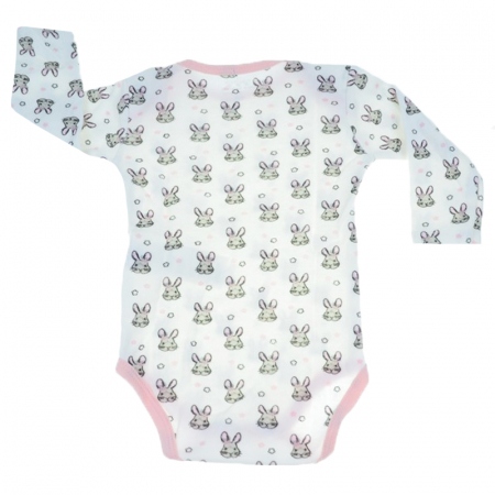 Body cu maneca lunga pentru fete E Plus M 59754A-86-cm, Alb [1]