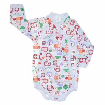 Îmbrăcăminte fete - Body cu maneca lunga pentru fete Happy CA52427-C-62, Multicolor