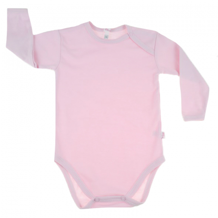 Îmbrăcăminte fete - Body cu maneca lunga pentru fete Koala Dl. Rekaw 750RZ-86-cm, Roz