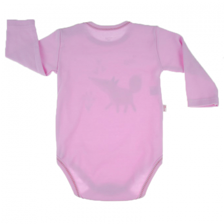 Body cu maneca lunga pentru fete Koala Happy Baby 07-499RZ_74 cm, Roz [2]