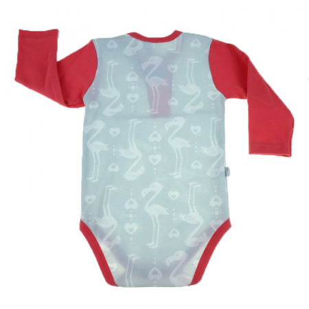 Body cu maneca lunga pentru fete Koala Hipster 04-939-74-cm, Gri [2]