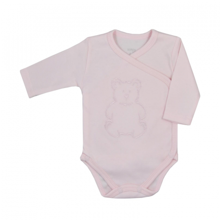 Îmbrăcăminte fete - Body cu maneca lunga pentru fete Koala Mis 08-381, Roz