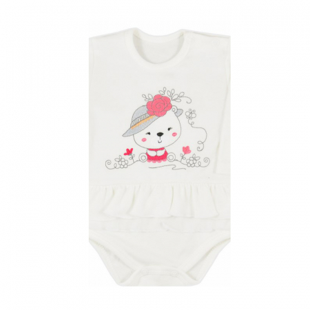 Body cu maneca lunga pentru fete Koala Misia 3771-1-62, Crem [1]
