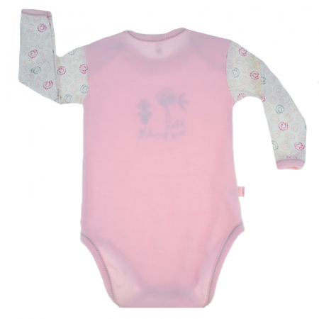 Body cu maneca lunga pentru fete Koala Tajemniczy Ogrod 04-225-80-cm, Roz [2]
