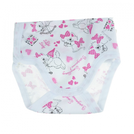 Body cu maneca lunga pentru fete Mic Pitic Bd103-62-cm, Roz [1]