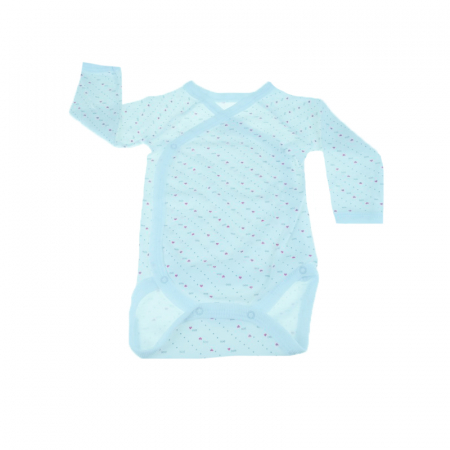 Îmbrăcăminte fete - Body cu maneca lunga pentru fete Mini Bimbi BMB-001-62-cm, Alb