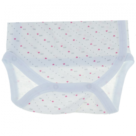 Body cu maneca lunga pentru fete Mini Bimbi BMB-003-62-cm, Alb [1]