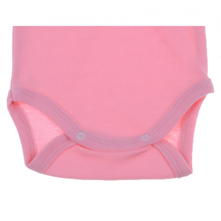 Body cu maneca lunga pentru fete Mini Bimbi BMB-19RZ-80-cm, Roz [1]
