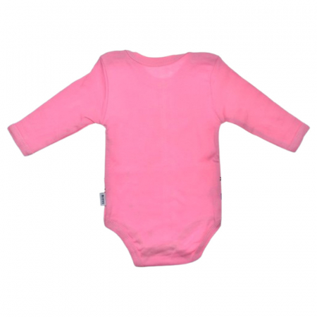 Body cu maneca lunga, pentru fete, Mini Junior 1118R, Roz [2]