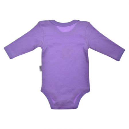 Body cu maneca lunga, pentru fete, Mini Junior BD2908M, Mov [2]